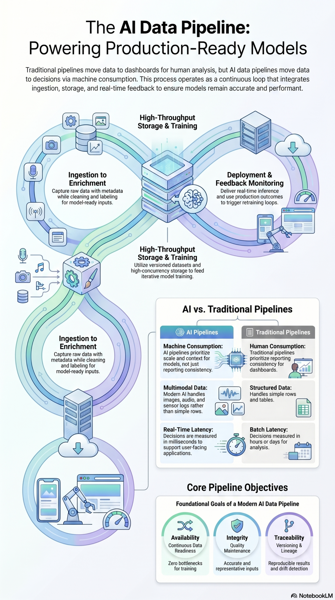 AI data pipelines: architecture, stages, and best practices - Solved
