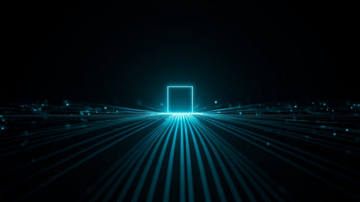Dynamic Light Strands Overcoming a Void