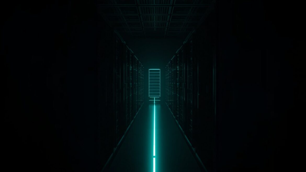 Minimalist Data Center with Luminous Connection