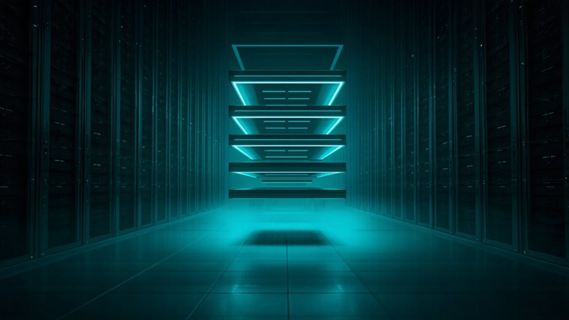 Suspended Data Blocks in a Dim Server Hall